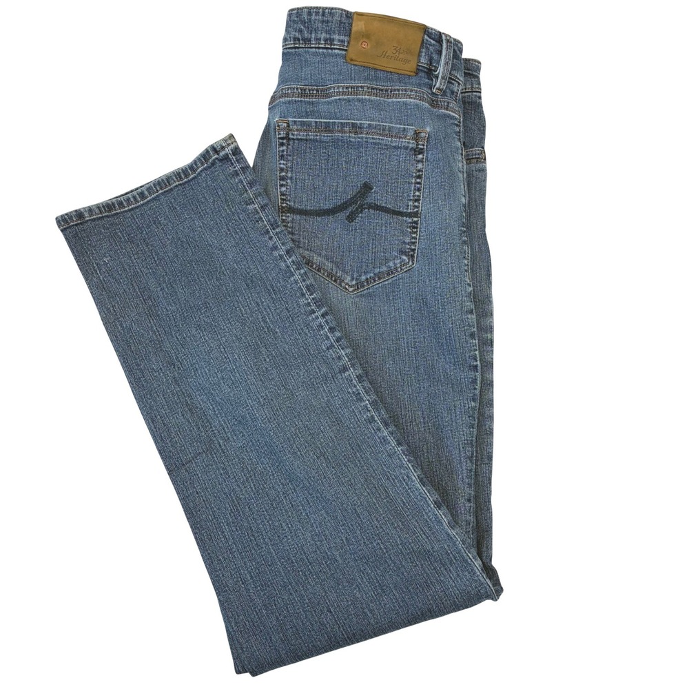 34 Heritage Charisma Jeans Mens 36x36 Blue Classic Straight Comfort Rise Stretch